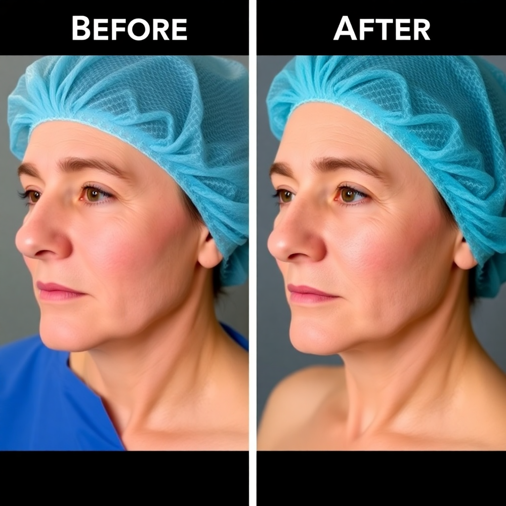 surgical transformation results, medical before after photography, professional clinical images